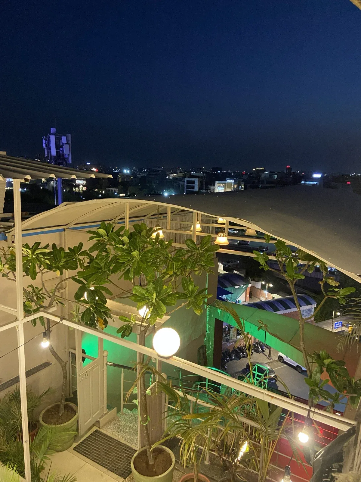Chairish Cafe rooftop ambience behind WTP Jaipur